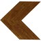 Ekena Millwork 15 3/4"W x 16"H x 3/4"D Vintage Farmhouse 5 1/2" Chevron, Barnwood Decor Collection, Weathered Brown DECR15X16X075CHVBR - alternate 5